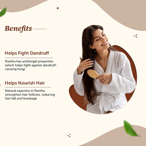 Poudre de Reetha 100% Pure et Naturelle Qualité Export, Poudre de Savonnette à Base de Plantes pour Cheveux, Qualité Cosmétique, à Prix Abordable - Product Image 3