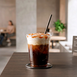 Viet Nam Disposable Takeaway Packaging Clear <b>Plastic</b> PP Single Wall <b>Cup</b> Coffee Tea Juice Beverage <b>Cups</b> Lids 95mm QUANG QUAN - Product Image 1