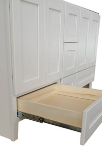 Tocador de baño con lavabo, encimera de mármol - Product Image 2