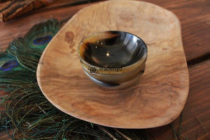 Elegante Tazón Decorativo Redondo con Forma de Cuerno de Ángel, Hecho a Mano, para Comedor, de Tradebyd - Product Image 4