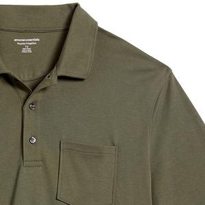 Camisas de Algodón Vintage Sólido Personalizadas al por Mayor de Primera Calidad con Manga Corta Antiarrugas y Logotipo Bordado OEM para Hombre - Product Image 5