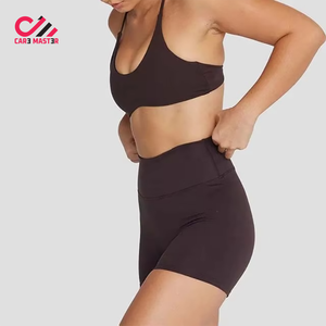Customized Women <b>Compression</b> Soft Lightweight Gym Wear Seamless OEM Design Back Yoga Sets <b>Short</b> Women Yoga <b>Short</b> Sets - Product Image 1