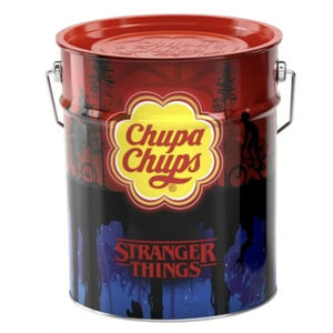 Chupaa Chupss STRANGER THINGS Piruletas 4 Sabores Bolsa Compartible 120g Empaquetadas en Unidades de Exhibición de 12 Unidades para Estantes de Venta Minorista - Product Image 1