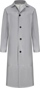Leather Long CoatMen Leather Coat With Custom Embroidery Log Price <b>Men</b> Made in Best Material Leather Coat - Product Image 2