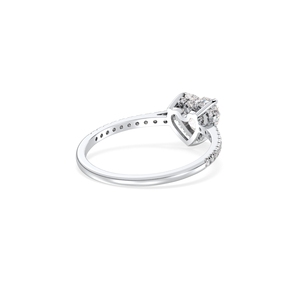 Bague de fiançailles en diamant de laboratoire en forme de cœur REYES, prix d'usine, 1,17 ct, or massif 14 carats, certifiée IGI, diamant HPHT CVD, bijoux - Product Image 6