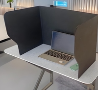 Écrans de bureau en polyester écologique pour les bureaux à aire ouverte
