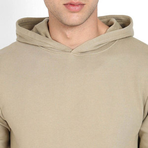 Sweat à capuche épais en molleton bouclette 100 % coton, pull uni, unisexe, surdimensionné, personnalisable, pour fabricants - Product Image 6