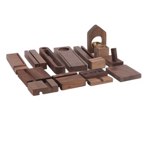 Supports de numéros en bois naturel, porte-cartes en bois dur naturel pour étiquettes de prix, cartes de nom, menus, tableaux - Product Image 6