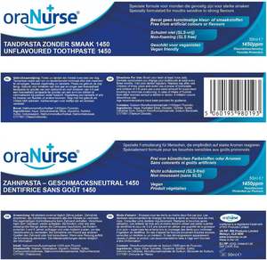 Dentifrice non aromatisé 50 ml 1450 ppm - Product Image 2