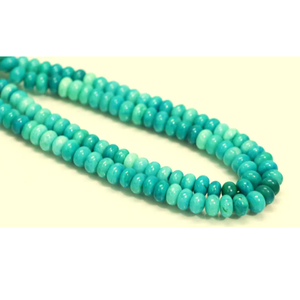 ลูกปัดโอปอลสีเขียวเข้มแบบรอนเดล: อัญมณีคุณภาพสูง สำหรับทำเครื่องประดับ - Product Image 3