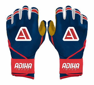 Gants de frappe de baseball en cuir de chèvre antidérapants, respirants et offrant une adhérence supérieure, fabriqués par Adiha Impex. - Product Image 1