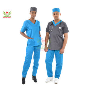 Uniformes Médicos Personalizados con Logotipo para Hospitales, Dentistas, Enfermeras, Uniformes para Salones de Belleza, Spa, Técnicos, Conjuntos de Pantalones y Blusas con Degradado de Color para Mujer - Product Image 2