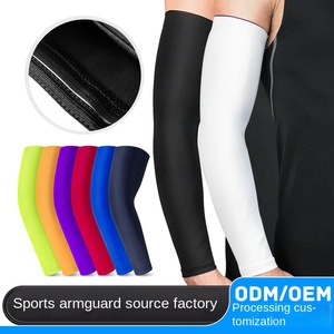 Manchons de cyclisme unisexes anti-UV en Spandex et Polyester, manchon de compression pour adultes, protection sportive - Product Image 1