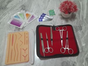 Rainbow Color Manual Medical Students Surgical Instrument Set Hospital Use Complete Suture <b>Pad</b> Wounds <b>Practice</b> Surgical Tools CE - Product Image 3
