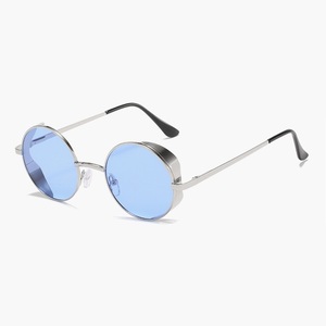 RTS Round Designs Steam Punk Metal UV Protection Sunglasses with <b>Spring</b> <b>Hinges</b> Men Women Full Rim Sun Glasses 2026 Trending - Product Image 6