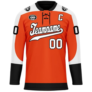 Custom Ice Hockey Jersey 100% Polyester Sublimation Printing Pakistan OEM Supplier Wholesale Export USA Buyers Bulk - Product Image 4
