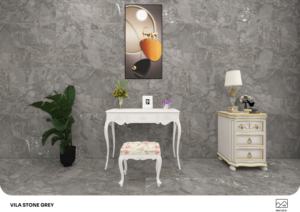 Dalle de porcelaine moderne gaufrée 600x1200mm 60x120cm 24x48 pouces Grand format Surface décorative pour murs et sols élégants - Product Image 2