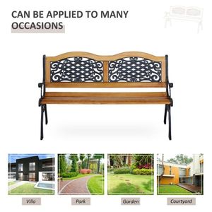 Panca da Giardino Moderna in Acciaio Inossidabile Stile Antico, Sedia in Acciaio per Esterni e Interni, Hotel, Centri Commerciali, Parchi, Scuole, Soggiorni e Patii - Product Image 5