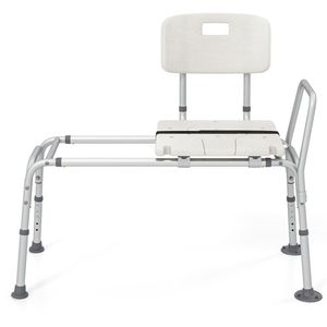 Sedile da Bagno Moderno Pieghevole e Leggero con Altezza Regolabile a 9 Livelli per Terapia Riabilitativa - Product Image 3