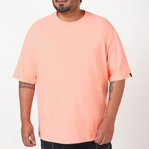 Custom <b>Logo</b> Oversized T-shirt for Men Breathable Cotton Heavyweight Streetwear Casual Oversized Tee Shirts - Product Image 1