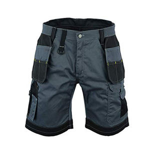 Shorts cargo tendance avec plusieurs poches, grande taille, longueur genou, ajustés, vêtements de travail, sécurité, shorts cargo personnalisés OEM pour hommes, respirants - Product Image 1