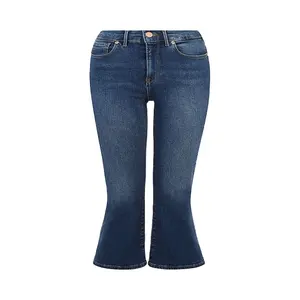 High Quality Custom Women's Bootcut Stretch Skinny Jeans Vintage Style with Ripped Detail Plus Size Denim Casual Winter Jeans