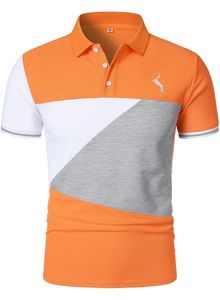 Camiseta de Golf de Manga Corta para Hombre, Personalizada con Logotipo Bordado e Impreso, Tejida en Algodón/Fibra de Bambú, Transpirable, para Trabajo Promocional - Product Image 4