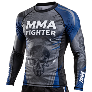 เสื้อรัดกล้ามเนื้อแขนยาว MMA ปี 2026 คุณภาพสูง พิมพ์โลโก้ตามสั่ง ระบายอากาศได้ดี แห้งเร็ว ป้องกันแบคทีเรีย UPF50 เป็นมิตรกับสิ่งแวดล้อม - Product Image 1