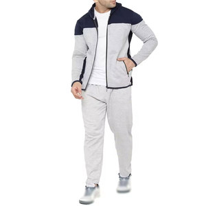 Custom Men Full Zip Track Suit Set <b>Athletic</b> Jacket And Jogger Streetwear Low MOQ OEM ODM Supplier - Product Image 5