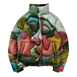 Custom Logo Front Quick Dry Breathable <b>Waterproof</b> Eco-Friendly Outdoor Lightweight <b>Warm</b> Winter Sublimation Puff Puffer <b>Jacket</b> - Product Image 5