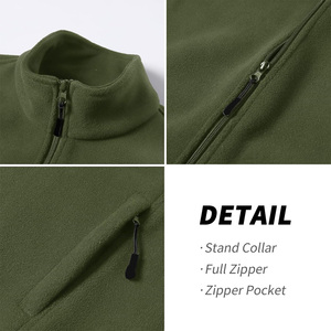 Drain Sports DS-MV-0307 Custom Mens Fleece Vest Breathable Thermal Body <b>Warmer</b> Sleeveless Jacket Zipper Closure OEM Pakistan - Product Image 5