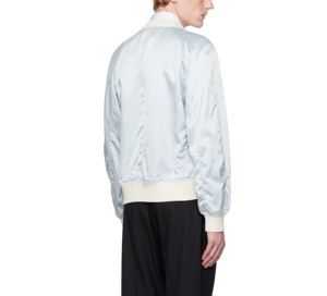 Chaqueta Universitaria de Satén Personalizada Unisex, Chaqueta Bomber de Béisbol de Alta Calidad, Chaqueta Letterman de Satén Suave - Product Image 2