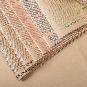 Disposable Greaseproof Single Side Industrial Wax Coated Brown Kraft <b>Paper</b> Poly White Craft <b>Paper</b> Roll Offset <b>Printing</b> 20g/m - Product Image 1
