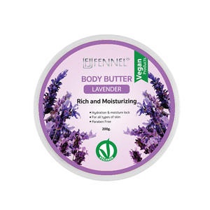 Manteca Corporal de Lavanda FENNEL, Hidrata y Protege la Piel Seca, Fórmula Iluminadora, 200g, Cuidado Natural Premium para Todo Tipo de Piel - Product Image 1