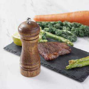 Hot Sales Eco-Friendly Handheld Wooden Salt & <b>Pepper</b> Mill with Ceramic <b>Grinder</b> for Spices Manual Spice <b>Grinder</b> - Product Image 4