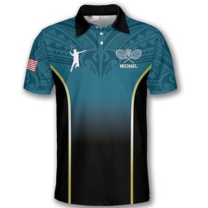 Maillot de badminton OEM à séchage rapide, respirant, en polyester, vêtements de sport, impression de logo personnalisé, t-shirt d'entraînement d'équipe - Product Image 2