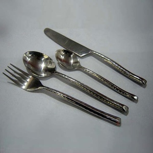 Offre Spéciale extérieur or miroir poli Restaurant couverts réutilisables ensemble fait à la main populaire Western couteau fourchette cuillère - Product Image 3