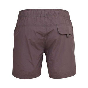Men's Solid Color Quick Dry Shorts Drawstring Waist Casual Style Mid Length 100% Polyester - Product Image 6