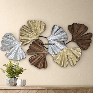 New Elegant Iron Metal Unique Shape Square <b>Framed</b> Black Finished Decorative <b>Wall</b> Art Luxury Home Accent - Product Image 2