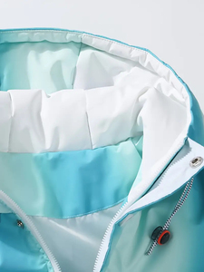 Lookati Sports Men's Winter <b>Warm</b> Breathable Quick-Dry Puffer Hip Hop Style Outwear Solid Color Canvas Stand Collar Hooded Zipper - Product Image 3