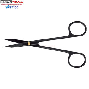 กรรไกรตัดเย็บแบบแม่นยำ Goldman Fox Super Cut ขนาด 12.5 ซม. / 5 นิ้ว ผลิตจากเหล็กกล้าไร้สนิม สำหรับการผ่าตัดทางทันตกรรม การตัดเนื้อเยื่อ และการตัดไหมเย็บ - Product Image 2