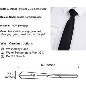 2025 Solid Neck <b>Ties</b> Multifunctional Formal <b>Tie</b> in Cancer Awareness Colors Fashion Cuff Links & <b>Tie</b> <b>Clips</b> - Product Image 3