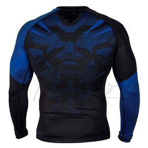 Servicio OEM de TELLUS APPAREL, Camisetas de Compresión de Manga Larga Unisex de Alta Calidad, Hechas a Medida, Transpirables, de Spandex/Poliéster, las Mejores - Product Image 3