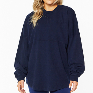 Sudaderas Ligeras de Otoño Invierno para Mujer, Lisas, Teñidas, de Corte Holgado, Ecológicas, 100% Algodón Felpa - Product Image 1