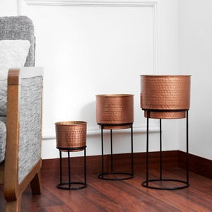 <b>Mesh</b> Metal Planter Breathable Open Design Decorative Plant Pot Indoor Outdoor <b>Garden</b> Planter for Home Balcony Living Room Office - Product Image 4