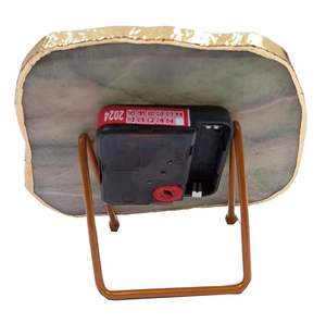 Reloj de Pared de Resina Hecho a Mano de Lujo, Moderno, Impermeable, con Luz Nocturna, para Pascua, Bodas, Jubilaciones, Ramadán, Decoración del Hogar, Comedor - Product Image 2