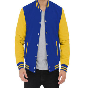 Chaqueta Varsity de Béisbol de Manga Larga con Diseño Personalizado, Chaqueta de Trabajo de Lana Estilo Letterman - Product Image 4