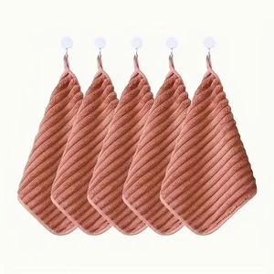 Luxury Hotel Hand Towel Premium Cotton Soft Smooth Quick Dry Highly Absorbent Bathroom Towel Wholesale OEM Striped Cotton - Product Image 4