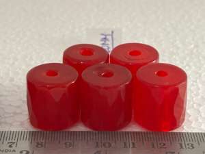 Cuentas de Coral Facetadas de 20 mm de la Marca Conifer en Rojo y Azul Marino, Cuentas Gruesas para la Elaboración de Joyería - Product Image 4