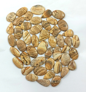 Cabochon en quartz jaspe naturel de haute qualité, pierre unique faite à la main pour la fabrication de bijoux, fourniture artisanale de pierres précieuses en vrac - Product Image 3